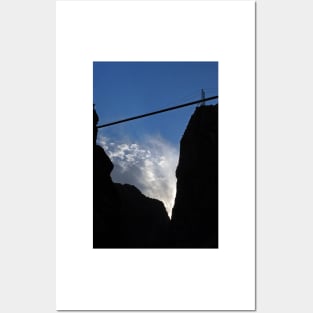 Royal Gorge Bridge and Sky Posters and Art